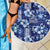 Hawaiian Quilt Pattern Beach Blanket Hibiscus and Tribal Element Vintage Blue Vibe LT03 - Polynesian Pride