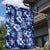 Hawaiian Quilt Pattern Garden Flag Hibiscus and Tribal Element Vintage Blue Vibe LT03 - Polynesian Pride