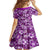 Hawaiian Quilt Pattern Family Matching Short Sleeve Bodycon Dress and Hawaiian Shirt Hibiscus and Tribal Element Vintage Purple Vibe LT03 - Polynesian Pride