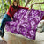 Hawaiian Quilt Pattern Quilt Hibiscus and Tribal Element Vintage Purple Vibe LT03 - Polynesian Pride