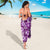 Hawaiian Quilt Pattern Sarong Hibiscus and Tribal Element Vintage Purple Vibe LT03 - Polynesian Pride