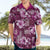 Hawaiian Quilt Pattern Hawaiian Shirt Hibiscus and Tribal Element Vintage Pink Vibe LT03 - Polynesian Pride