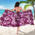 Hawaiian Quilt Pattern Sarong Hibiscus and Tribal Element Vintage Pink Vibe LT03 - Polynesian Pride