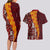 Tonga Feletoa Kupesi Fakatonga Couples Matching Long Sleeve Bodycon Dress and Hawaiian Shirt LT03 - Polynesian Pride