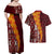 Tonga Feletoa Kupesi Fakatonga Couples Matching Off Shoulder Maxi Dress and Hawaiian Shirt LT03 - Polynesian Pride