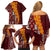 Tonga Feletoa Kupesi Fakatonga Family Matching Off Shoulder Short Dress and Hawaiian Shirt LT03 - Polynesian Pride