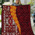 Tonga Feletoa Kupesi Fakatonga Quilt LT03 Red - Polynesian Pride