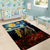 New Zealand and Australia ANZAC Day Area Rug Kiwi Bird and Kangaroo Soldier Starry Night Style LT03 - Polynesian Pride