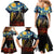 New Zealand and Australia ANZAC Day Family Matching Mermaid Dress and Hawaiian Shirt Kiwi Bird and Kangaroo Soldier Starry Night Style LT03 - Polynesian Pride