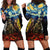 New Zealand and Australia ANZAC Day Hoodie Dress Kiwi Bird and Kangaroo Soldier Starry Night Style LT03 - Polynesian Pride