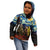 New Zealand and Australia ANZAC Day Kid Hoodie Kiwi Bird and Kangaroo Soldier Starry Night Style LT03 - Polynesian Pride