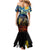 New Zealand and Australia ANZAC Day Mermaid Dress Kiwi Bird and Kangaroo Soldier Starry Night Style LT03 - Polynesian Pride