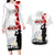 Tokelau ANZAC Day Couples Matching Long Sleeve Bodycon Dress and Hawaiian Shirt Lest We Forget Red Poppy Flowers and Soldier LT03 White - Polynesian Pride