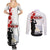 Tokelau ANZAC Day Couples Matching Summer Maxi Dress and Long Sleeve Button Shirt Lest We Forget Red Poppy Flowers and Soldier LT03 - Polynesian Pride