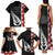 New Zealand ANZAC Day Family Matching Tank Maxi Dress and Hawaiian Shirt Soldier Silver Fern with Red Poppies Flower Maori Style LT03 - Polynesian Pride