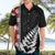 New Zealand ANZAC Day Hawaiian Shirt Soldier Silver Fern with Red Poppies Flower Maori Style LT03 - Polynesian Pride