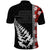 New Zealand ANZAC Day Polo Shirt Soldier Silver Fern with Red Poppies Flower Maori Style LT03 - Polynesian Pride