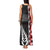 New Zealand ANZAC Day Tank Maxi Dress Soldier Silver Fern with Red Poppies Flower Maori Style LT03 - Polynesian Pride