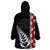 New Zealand ANZAC Day Wearable Blanket Hoodie Soldier Silver Fern with Red Poppies Flower Maori Style LT03 - Polynesian Pride