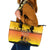 New Zealand and Australia ANZAC Day Leather Tote Bag Gallipoli Lest We Forget LT03 Yellow - Polynesian Pride