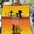 New Zealand and Australia ANZAC Day Quilt Gallipoli Lest We Forget LT03 Yellow - Polynesian Pride