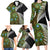 New Zealand Family Matching Long Sleeve Bodycon Dress and Hawaiian Shirt Koru Abstract Art and Silver Fern Maori Pattern LT03 - Polynesian Pride