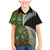 New Zealand Family Matching Mermaid Dress and Hawaiian Shirt Koru Abstract Art and Silver Fern Maori Pattern LT03 Son's Shirt Green - Polynesian Pride