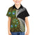 New Zealand Family Matching Puletasi and Hawaiian Shirt Koru Abstract Art and Silver Fern Maori Pattern LT03 Son's Shirt Green - Polynesian Pride