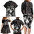 Custom New Zealand Women's Day Family Matching Long Sleeve Bodycon Dress and Hawaiian Shirt Maori Tribal Girl and Silver Fern Pattern LT03 - Polynesian Pride