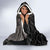 Custom New Zealand Women's Day Hooded Blanket Maori Tribal Girl and Silver Fern Pattern