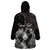 Custom New Zealand Women's Day Wearable Blanket Hoodie Maori Tribal Girl and Silver Fern Pattern LT03 - Polynesian Pride