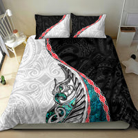 New Zealand Bedding Set Manaia Fern and Koru Maori Pattern LT03 - Polynesian Pride