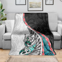 New Zealand Blanket Manaia Fern and Koru Maori Pattern LT03 - Polynesian Pride