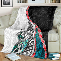 New Zealand Blanket Manaia Fern and Koru Maori Pattern LT03 - Polynesian Pride