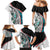 New Zealand Family Matching Mermaid Dress and Hawaiian Shirt Manaia Fern and Koru Maori Pattern LT03 - Polynesian Pride