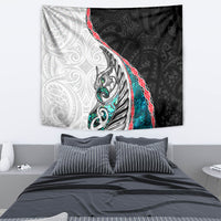 New Zealand Tapestry Manaia Fern and Koru Maori Pattern LT03 - Polynesian Pride