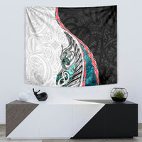 New Zealand Tapestry Manaia Fern and Koru Maori Pattern LT03 - Polynesian Pride