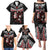 New Zealand Maori Girl Family Matching Puletasi and Hawaiian Shirt Silver Fern and Koru Pattern LT03 - Polynesian Pride