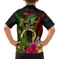 Vanuatu Independence Day Kid Hawaiian Shirt Tugeta Yumi Selebretem Indipendens Dei LT03 - Polynesian Pride