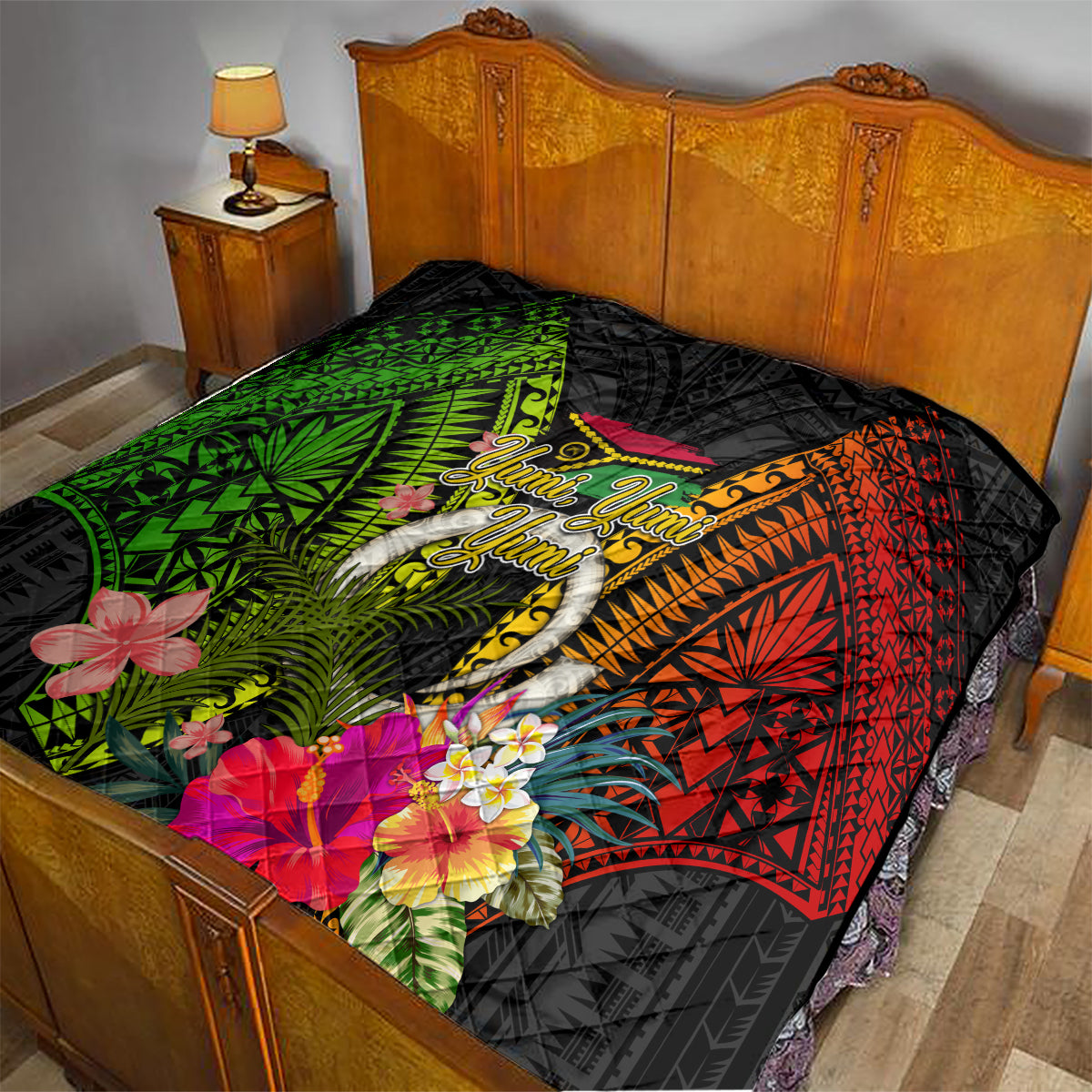 Vanuatu Independence Day Quilt Tugeta Yumi Selebretem Indipendens Dei LT03 - Polynesian Pride