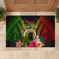 Vanuatu Independence Day Rubber Doormat Tugeta Yumi Selebretem Indipendens Dei LT03 - Polynesian Pride