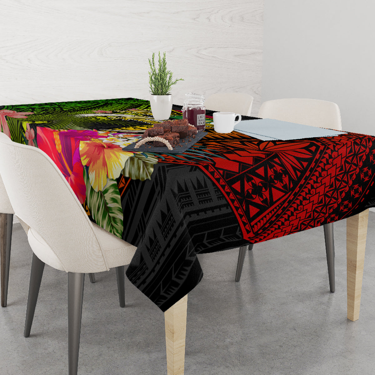 Vanuatu Independence Day Tablecloth Tugeta Yumi Selebretem Indipendens Dei LT03 - Polynesian Pride