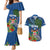 Fiji Independence Day Couples Matching Mermaid Dress and Hawaiian Shirt Fijian Coat of Arms Palm and Hibiscus Tapa Pattern