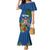 Fiji Independence Day Family Matching Mermaid Dress and Hawaiian Shirt Fijian Coat of Arms Palm and Hibiscus Tapa Pattern