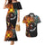 New Zealand and Australia Together Couples Matching Mermaid Dress and Hawaiian Shirt Maori Tattoo Paua Shell mix Aboriginal Pattern