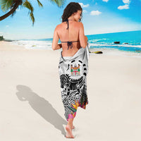 Fiji Iguana Sarong Tapa Tribal Tattoo and Hibiscus LT03 - Polynesian Pride