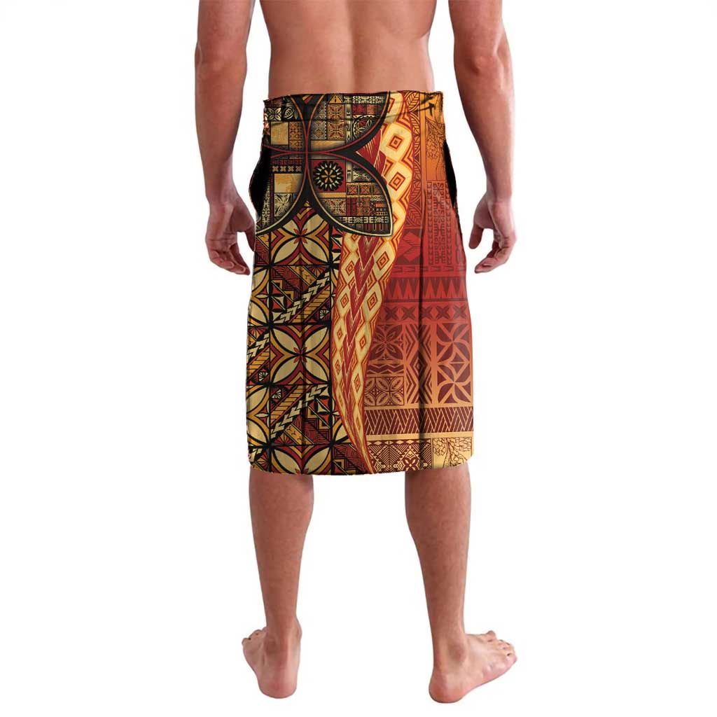 Samoan Pacific Tribal Flower Geometric Art Tattoos Lavalava Siapo Pattern Flame Sunset LT03 - Polynesian Pride