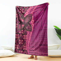 Samoan Pacific Tribal Flower Geometric Art Tattoos Blanket Siapo Pattern Romantic Rose LT03 - Polynesian Pride