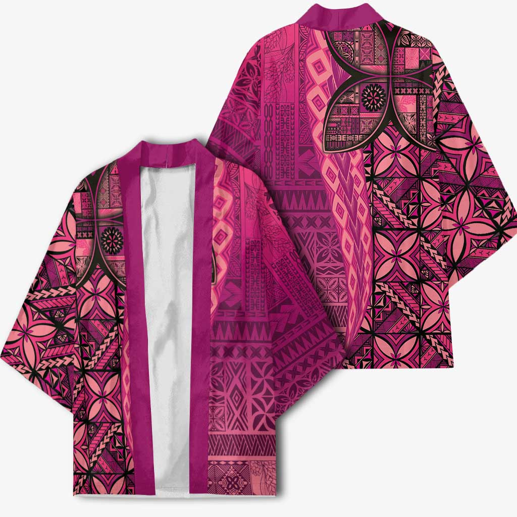 Samoan Pacific Tribal Flower Geometric Art Tattoos Kimono Siapo Pattern Romantic Rose LT03 - Polynesian Pride