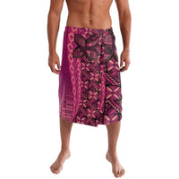 Samoan Pacific Tribal Flower Geometric Art Tattoos Lavalava Siapo Pattern Romantic Rose LT03 Pink - Polynesian Pride